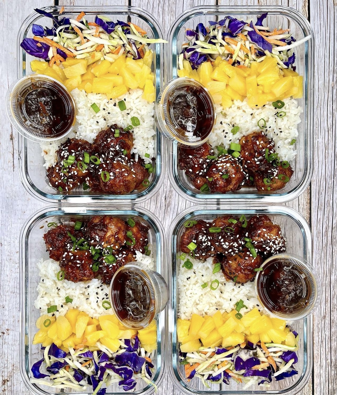 Teriyaki Pineapple Chicken Meatballs