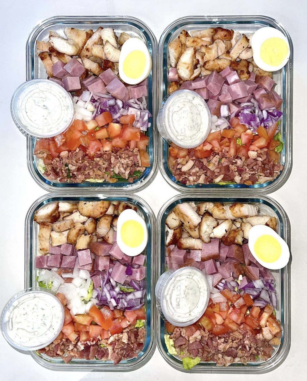 Cob Salad Bowls - Diana's Delish Dishes