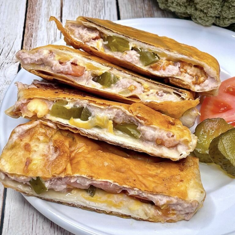 Crispy Cheesy Tuna Melt Crunchwrap