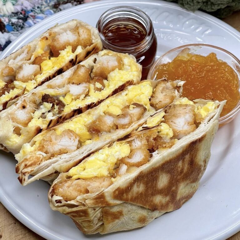 Maple Apricot Chicken Breakfast Crunchwrap