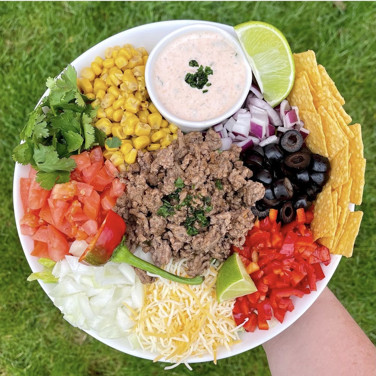 Beef Taco Salad Bowls