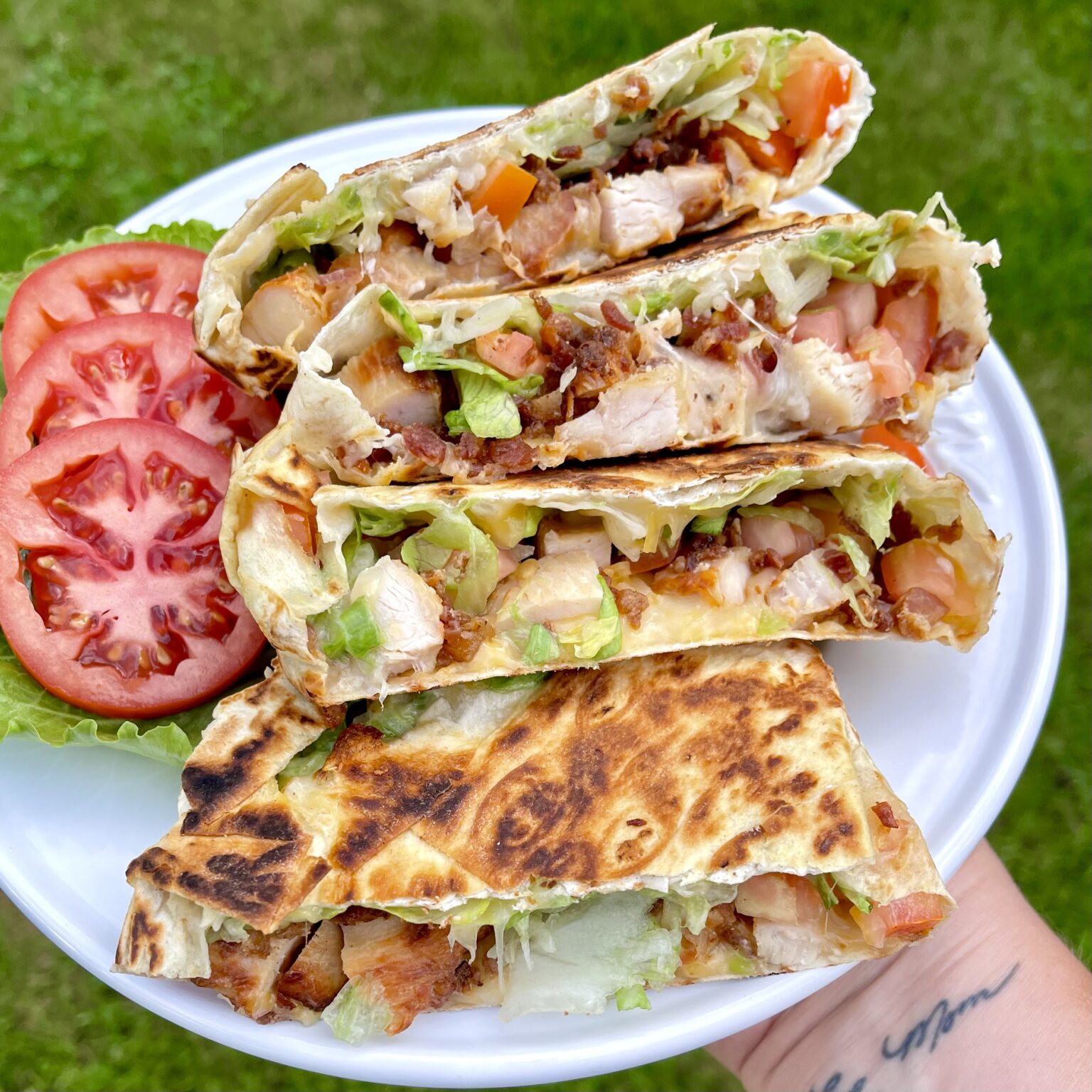 Chicken BLT Crunchwrap Diana's Delish Dishes