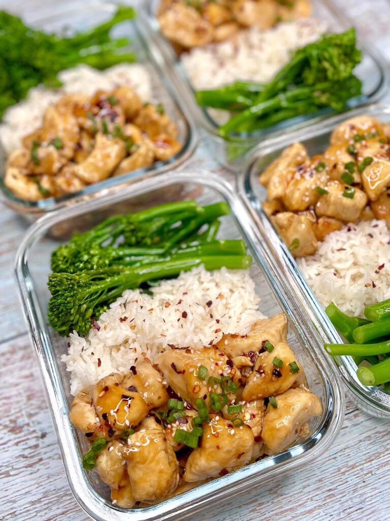 General Tso’s Chicken and Rice Bowls - Diana's Delish Dishes