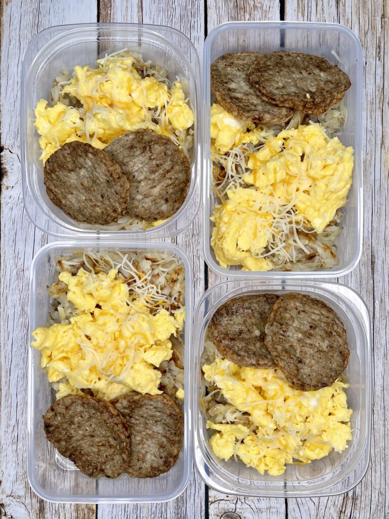 Maple Chicken Sausage Breakfast Bowls