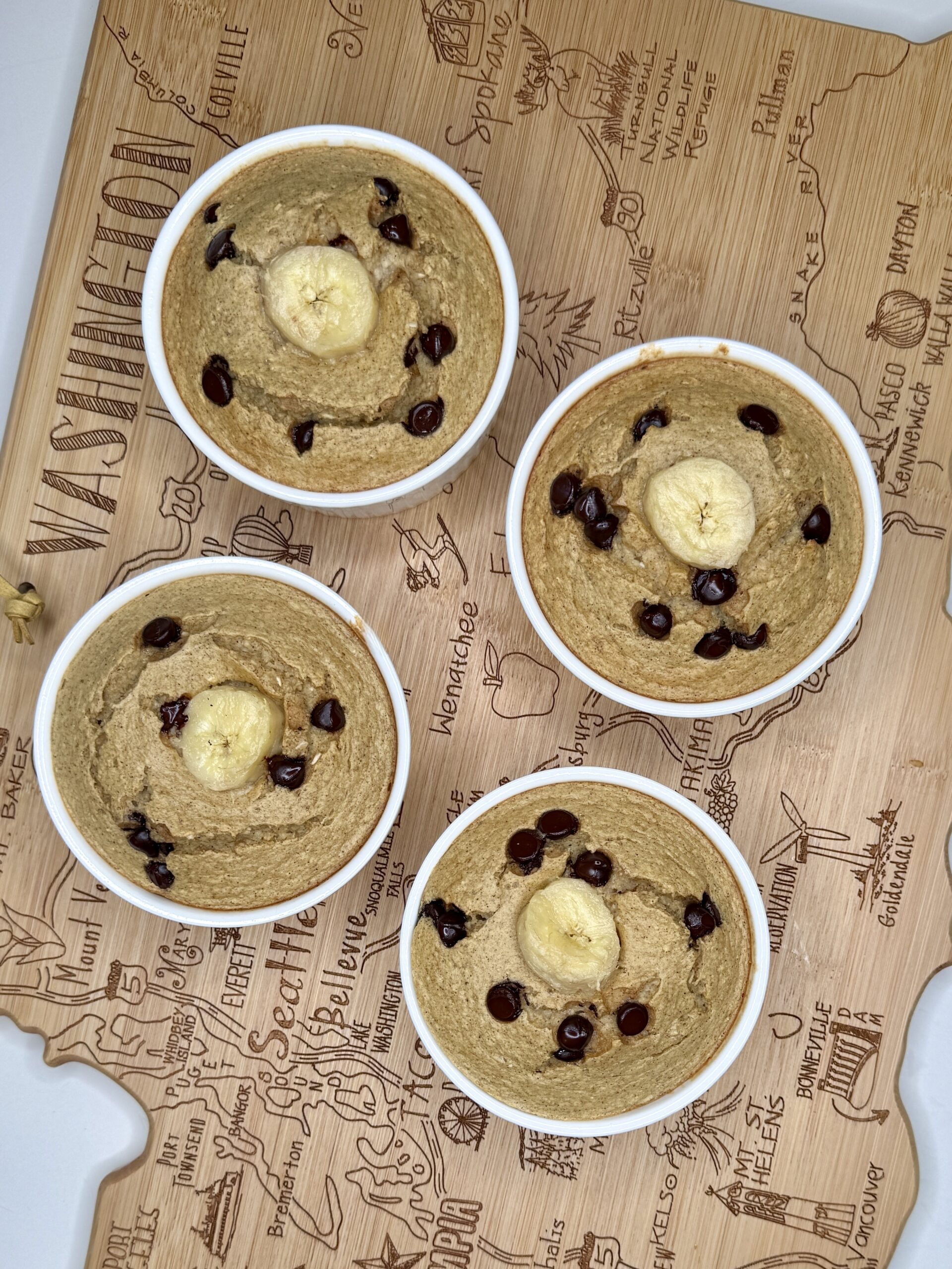 Chocolate Chip Banana Bread Protein Blended Baked Oats