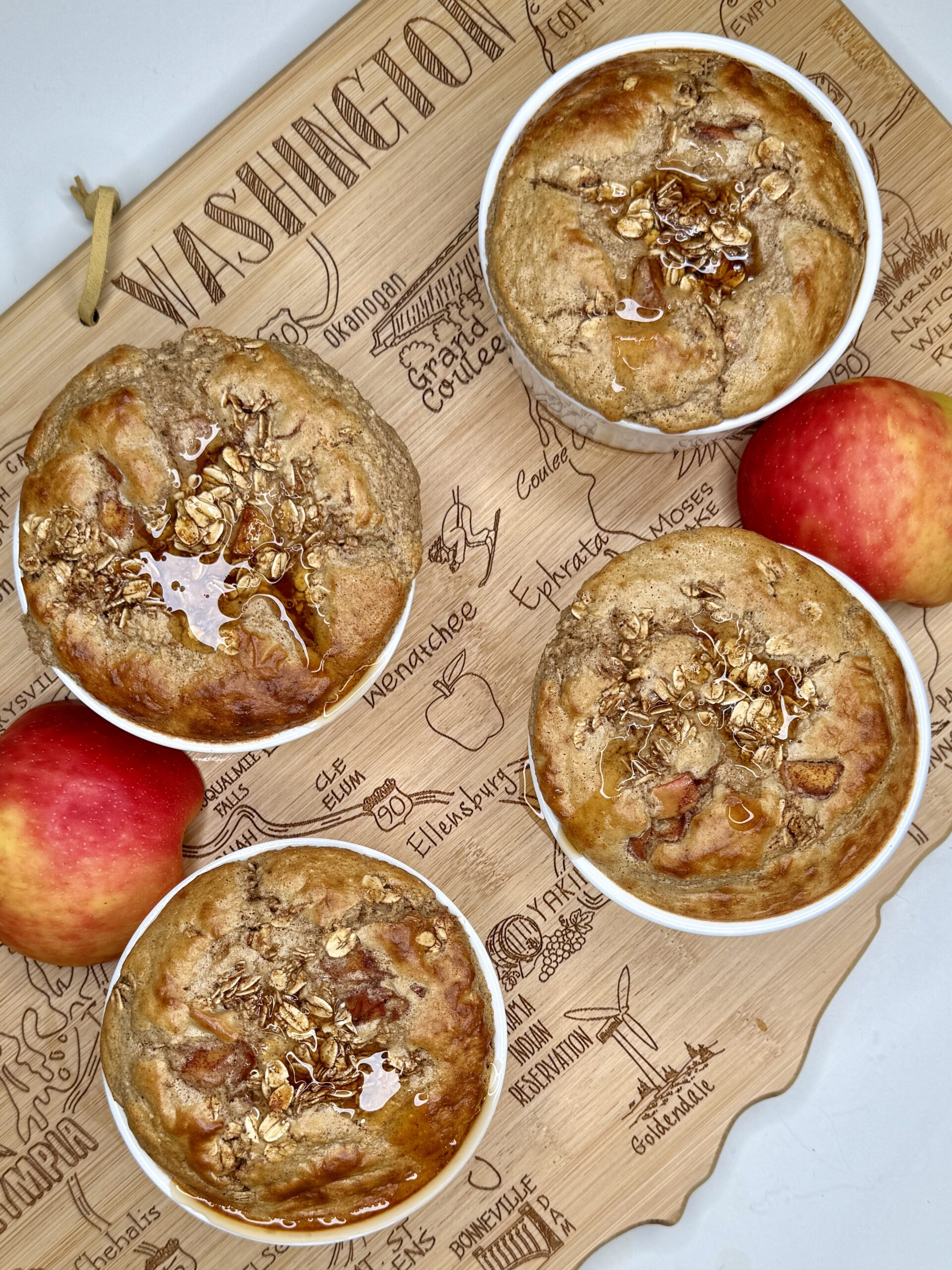 Apple Crumble Pie Protein Blended Baked Oats